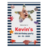 Kustkinderen verjaardagsfeestje perfect poster (Voorkant)