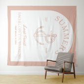 Kustklassiek Modern Elegant Boho Bachelorette Wandkleed (In Situ (horizontaal))