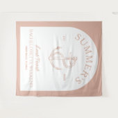 Kustklassiek Modern Elegant Boho Bachelorette Wandkleed (Voorkant (horizontaal))