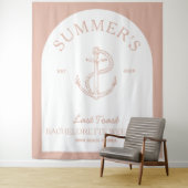 Kustklassiek Modern Elegant Boho Bachelorette Wandkleed (In situ)