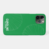 Kustkleindochter heldere groene zeeschelp Case-Mate iPhone case (Achterkant (horizontaal))