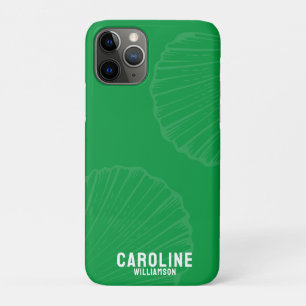 Kustkleindochter heldere groene zeeschelp Case-Mate iPhone case