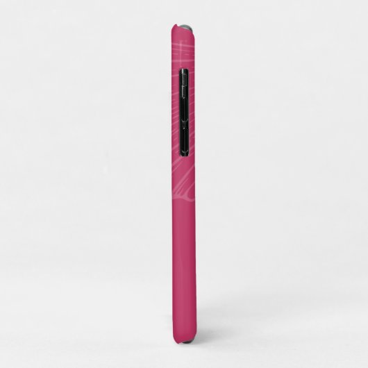 Kustkleindochter nautische roze zeeschelp Case-Mate iPhone case (Achterkant/links)
