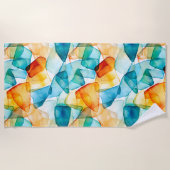 Kustkleurendrift Strandlaken (Voorkant)