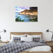 Kustklif landschap canvas afdruk (Insitu (Slaapkamer))