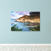 Kustklif landschap canvas afdruk (Insitu (Houten vloer))