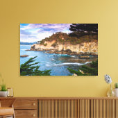 Kustklif landschap canvas afdruk (Insitu (Woonkamer))