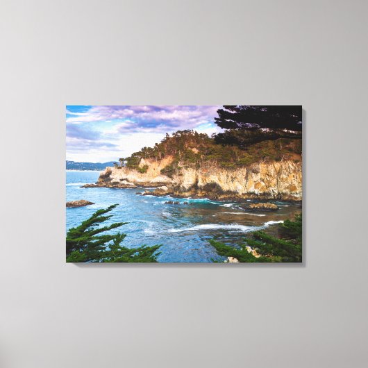 Kustklif landschap canvas afdruk (Voorkant)