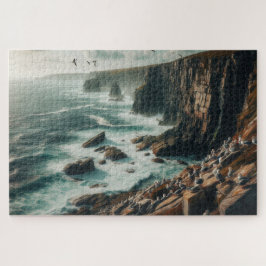Kustkliffen - Adembenemend Schilderachtig landscha Legpuzzel