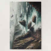 Kustkliffen - Ademende landschappelijk panorama Legpuzzel (Verticaal)