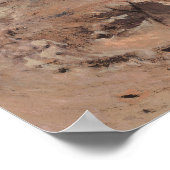 Kustkliffen in Villinki, Helmi Biese Poster (Hoek)