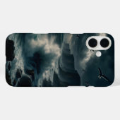 Kustkliffen tijdens een storm Case-Mate iPhone case (Achterkant (horizontaal))