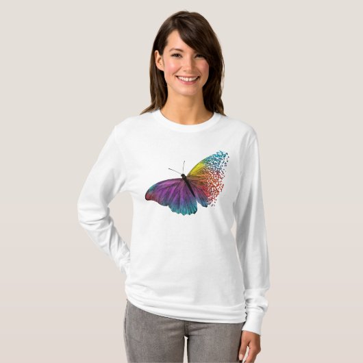 KUSTKLORFUL BUTTERFLY T-Shirt (Voorkant volledig)