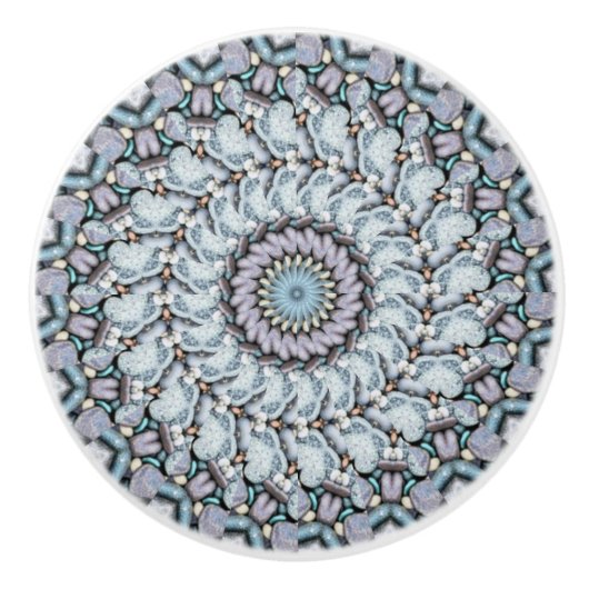 Kustknop van keramische knobbels knop (Voorkant)