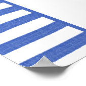 Kustkoeienmeisje bachelorette welkom teken poster (Hoek)