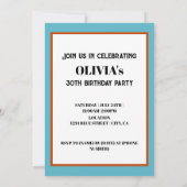 Kustkoeienmeisje esthetische 30e verjaardagsfeestj kaart (Achterkant)