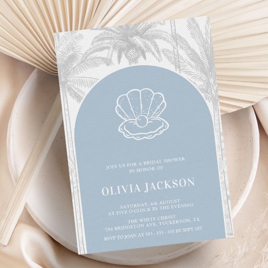 Kustkoeienmeisje Modern nautisch Vrijgezellenfeest Kaart