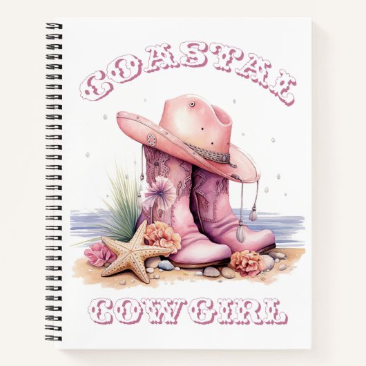 Kustkoeienmeisje spiraal Notitieboek (Voorkant)