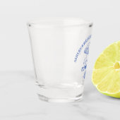 Kustkoeienmeisje vrijgezellenfeest gunst geschenke shot glas (Links)