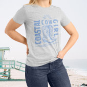 Kustkoeienmeisje zomerstrand t-shirt