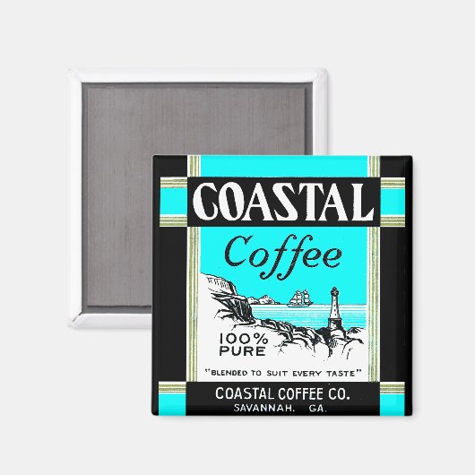 Kustkoffie Magneet (Voorkant / Achterkant)