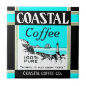 Kustkoffie Tegeltje (Voorkant)