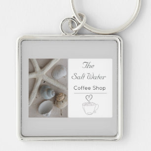 Kustkoffiezaak Bedrijfsbranding Sleutelhanger