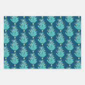 Kustkoraal en -Zee Inpakpapier Vel (Voorkant)