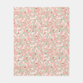 Kustkoraal en zeeschelpen  Oceaan Fleece Deken (Voorkant)