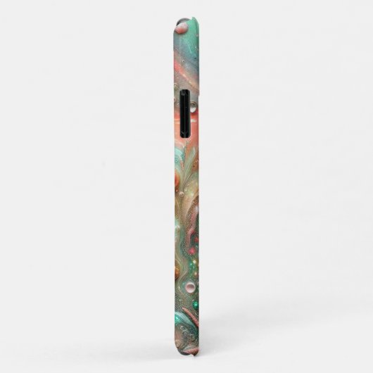 Kustkoraal Munt Zeeschelpen en Parels Case-Mate iPhone Case (Achterkant/rechts)