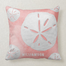 Kustkoraal Roos goudtropisch Kussen