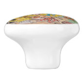 Kustkoraal Zee Life Hermit Crab Shells Coral Ocean Keramische Knop (Zijkant)