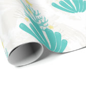 Kustkoraalboom en -Zeeen Cadeaupapier (Rol Hoek)