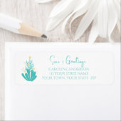 Kustkoraalboom en -Zeeen Etiket (Insitu)