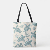 Kustkoraalrif Art Print Tote Bag (Achterkant)