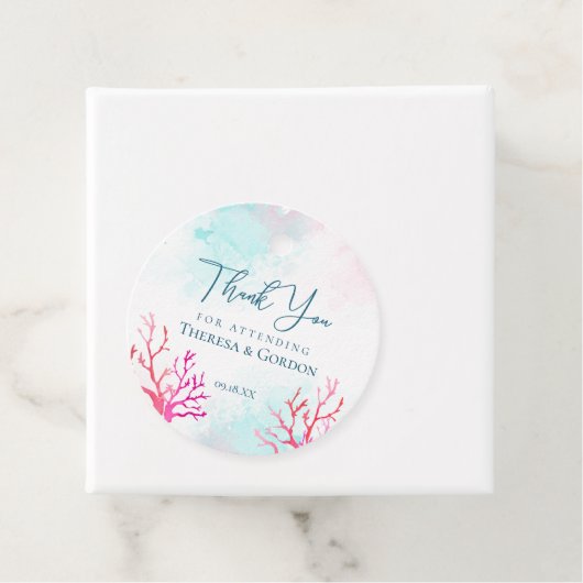 Kustkoraalrif Bedankjes Labels (In situ)
