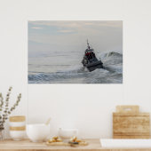 Kustkorps in hoog Surf Poster (Keuken)