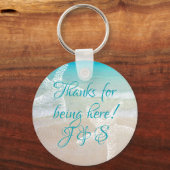 Kustkraan Zee sterren Dank je gasten Sleutelhanger (Voorkant)