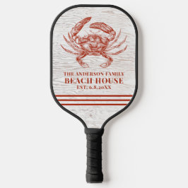 Kustkrab Beach House Rustige Hood Familienaam Pickleball Paddle