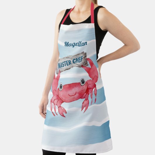 Kustkrab | Blauw- en wittebandenhuis Schort (Insitu)