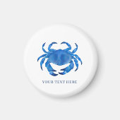 Kustkrab blauw magneet (Voorkant)
