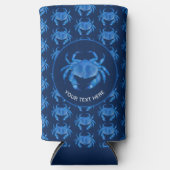 Kustkrab Blauw Seltzer Blikjeskoeler (Voorkant)