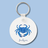 Kustkrab blauw sleutelhanger