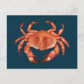 Kustkrab Briefkaart (Voorkant)