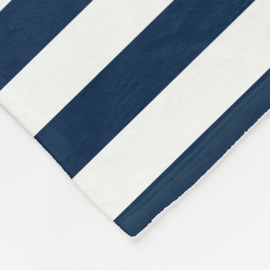 Kustkrab Nautical Stripes Fleece Deken (Hoek)