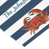 Kustkrab Nautical Stripes Korte Tafelloper (Hoek)