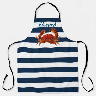 Kustkrab Nautical Stripes Schort