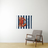 Kustkrab Nautical Stripes Wandkleed (In Situ (horizontaal))