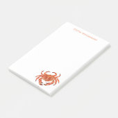 Kustkrab Persoonlijke naam Post-it® Notes (Schuin)