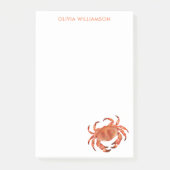 Kustkrab Persoonlijke naam Post-it® Notes (Voorkant)